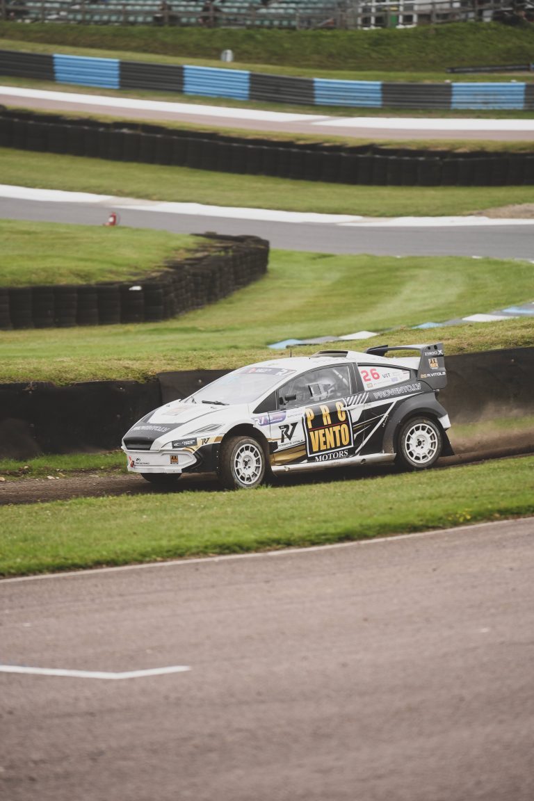 Difficult but promising day 1 for Vitols in RX2e World RX of UK
